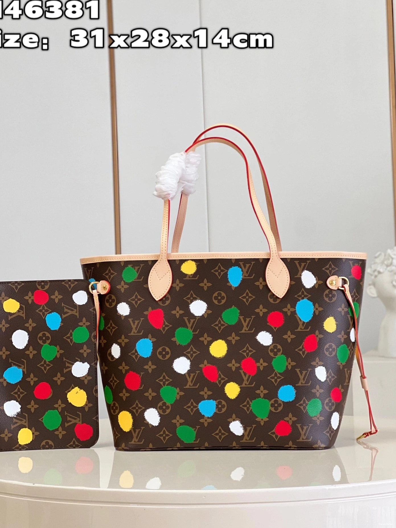 VUITTON x LOUIS YK MM NEVERFULL 0814